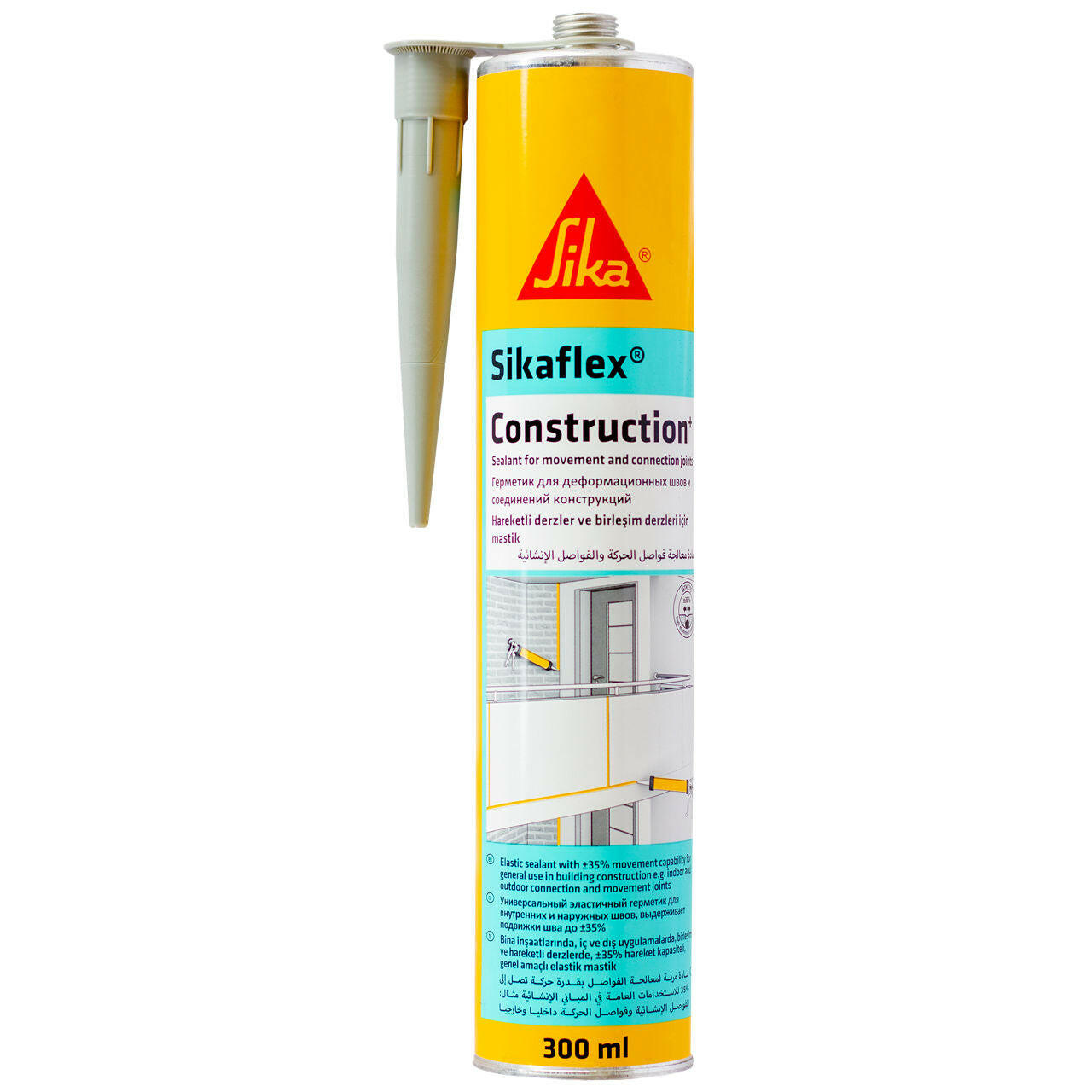 Sikaflex Construction+ – High-Strength Polyurethane Sealant for Joints & Sealing.